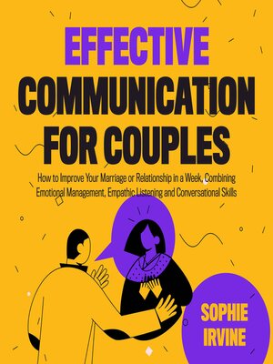cover image of Effective Communication for Couples
